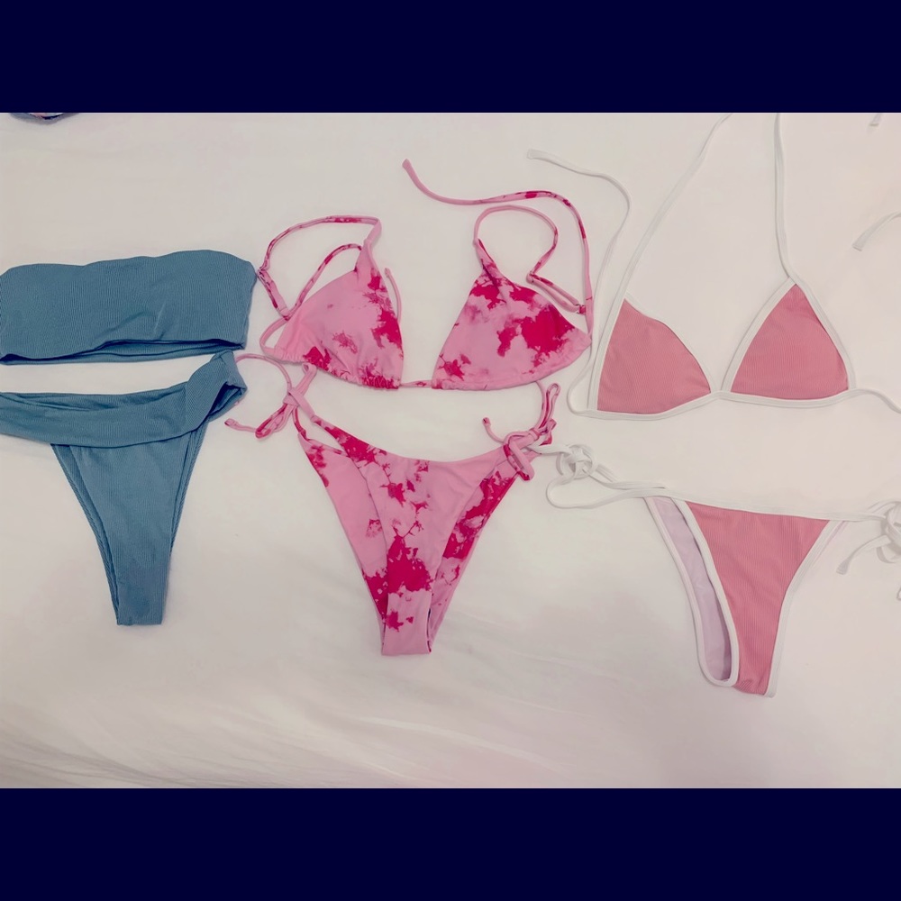 3 bikinis - never worn, liners still in tact